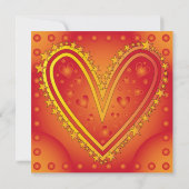 Belle invitation romantique (Dos)