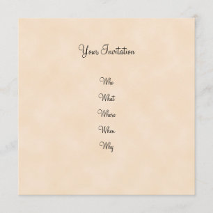 Belle invitation romantique