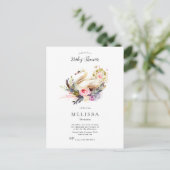 Belle invitation Swan Shower (Debout devant)
