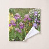 Belle Iris Fleur violet Fleur Photo (Gant de toilette)