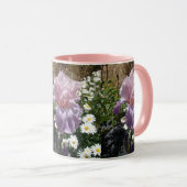 Belle Iris Fleur violet Fleur Photo Mug (Devant droit)
