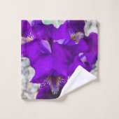 Belle iris violet (Gant de toilette)