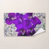 Belle iris violet (Serviette à main)