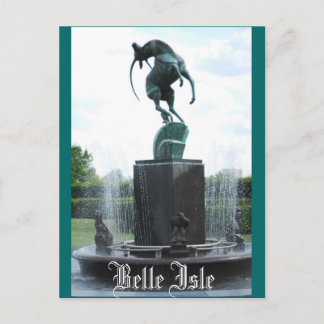 Belle Isle Fountain Briefkaart