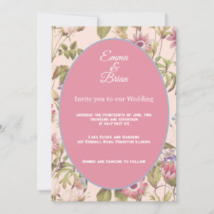 Belle jardin Invitation