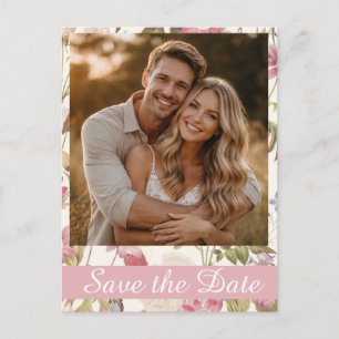 Belle Jardin Save the Date-ansichtkaart Briefkaart
