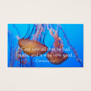 Belle Jellyfish Bible Verse Wallet Card