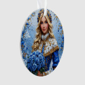 Belle jeune fille de neige (devant)