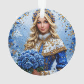 Belle jeune fille de neige (dos)