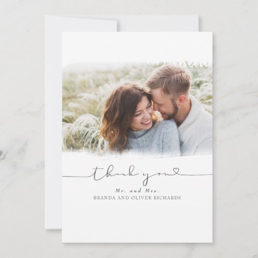 Belle jolie photo de Merci Mariage (Devant)