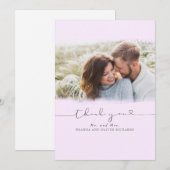 Belle jolie photo de Merci Mariage (Devant / Derrière)