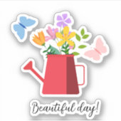 "Belle journée" - Sticker (Devant)