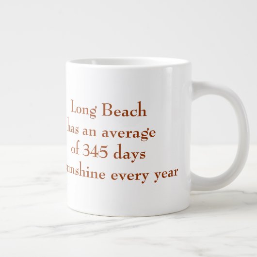 Belle Jumbo Mug de Long Beach ! (Droite)