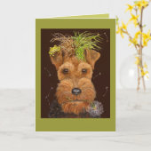 Belle-kaart Kaart (Gele Bloem)