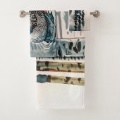 belle laine sur l'eau en aquarelle (En situation)