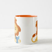 Belle lecture Caricature Lion Mug (Centre)