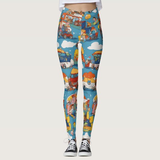 Belle legging dans (Devant)