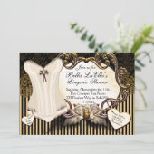 Belle Lingerie Douche Invitations (Debout devant)