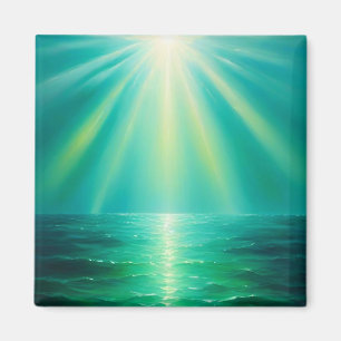 Belle lumière du soleil sur le Sea Art Magnet