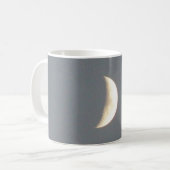 Belle lune de croissant de cire à Dusk Mug (Devant gauche)