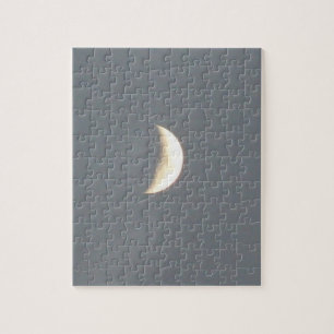 Belle lune de croissant de cire à Dusk Puzzle