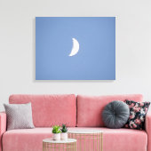 Belle lune de croissant de cire en toile de jour (Insitu(Salon))