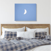 Belle lune de croissant de cire en toile de jour (Insitu(Chambre))