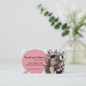 Belle Madame d'une chevelure Brown 3 - cartes de (Debout devant)