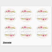 Belle Mariage Mariés | Autocollant (Feuille)