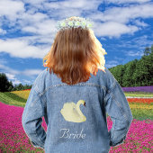 Belle Mariée de cygne blanche