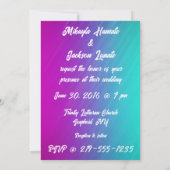 Belle mariée de squelette Faire-part de mariage (Dos)