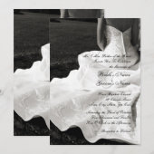 Belle mariée Faire-part de mariage (Devant / Derrière)