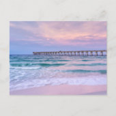 Belle Matin Jetée de Navarre Beach Carte Postale V (Devant)