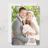 Belle Merci photo de fleurs carte plat (Dos)