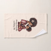 Belle mère et fille noire (27) (Serviette à main)