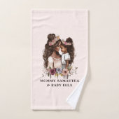 Belle mère et fille noire (5) (Serviette à main)
