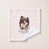 Belle mère et fille noire (5) (Gant de toilette)