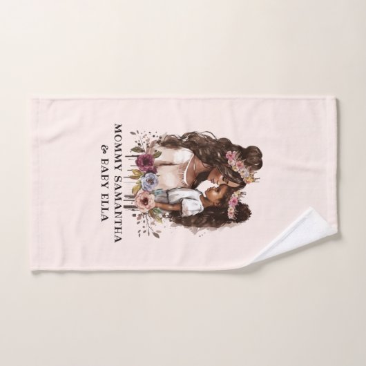 Belle mère et fille noire (5) (Serviette à main)