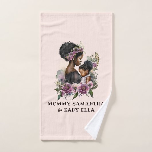 Belle mère et fille noire (6) (Serviette à main)