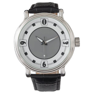 Belle montre moderne avec cadran à la mode