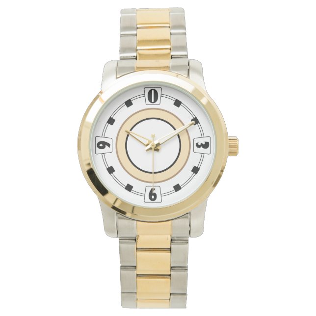 Belle montre moderne avec cadran à la mode (devant)