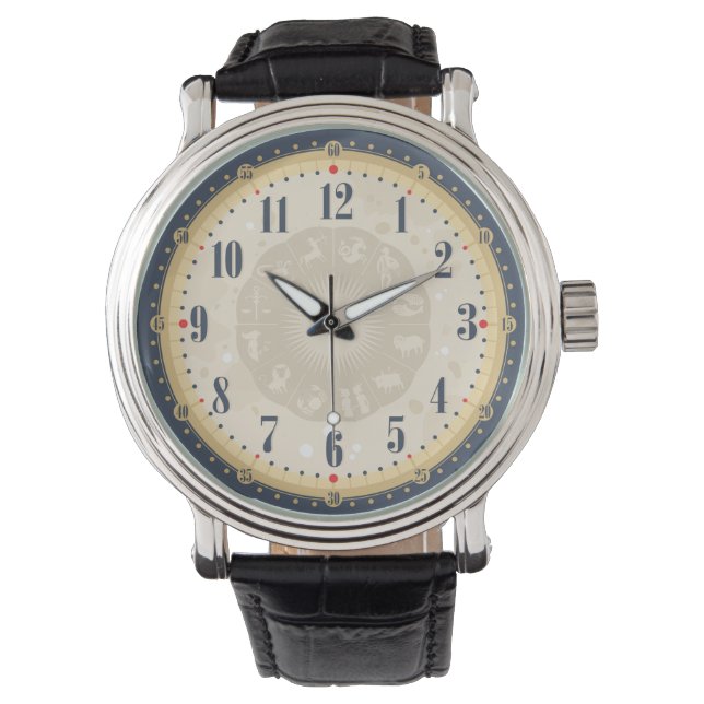 Belle montre Vintage visage poignet (devant)