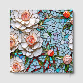 Belle mosaïque Mariage en verre et carrelage (Verso)