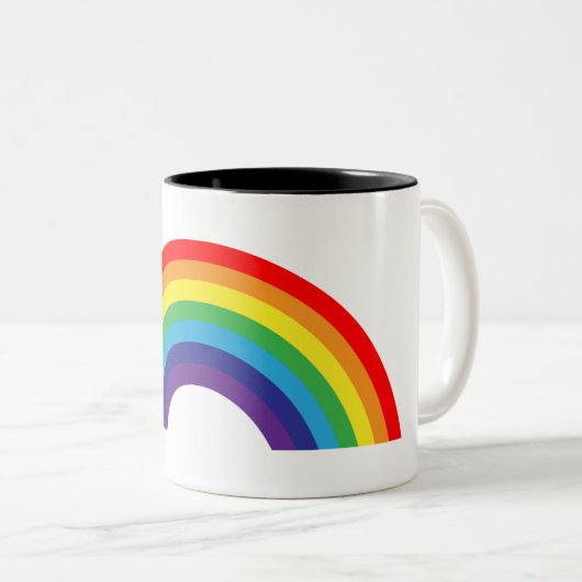Belle Mug arc-en-ciel (Devant droit)