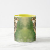 Belle Mug avec petit Bruant - Peinture (Centre)
