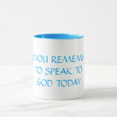 Belle Mug Belle question en turquoise (Centre)