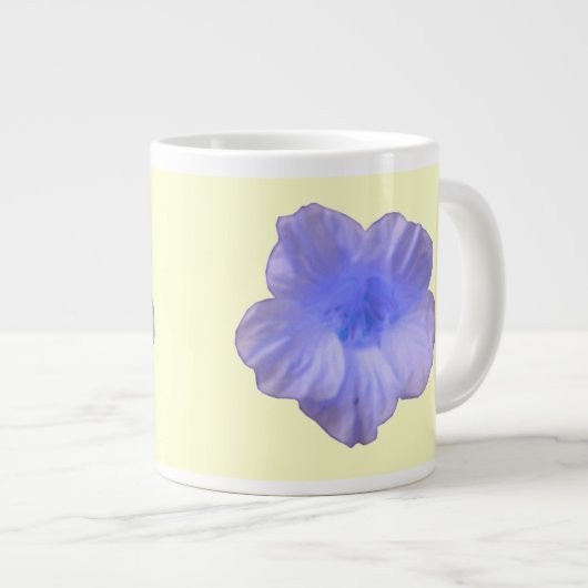 Belle Mug bleu Nasturtium (Devant droit)