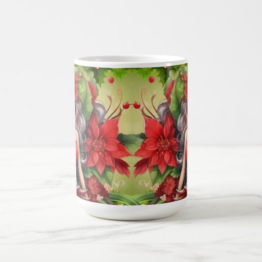 Belle Mug dame de Noël (Centre)