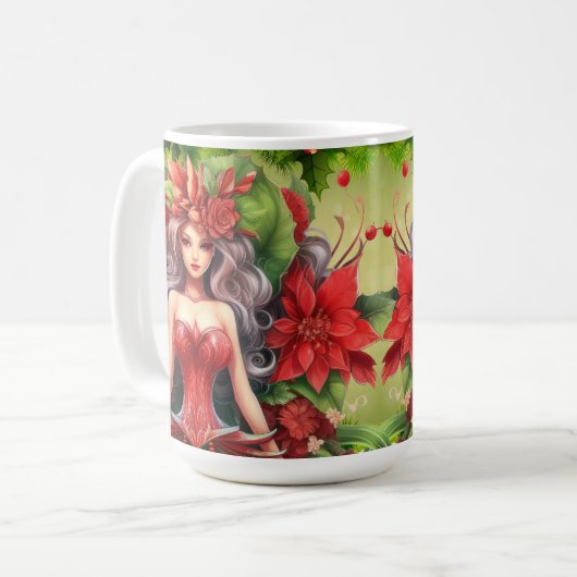 Belle Mug dame de Noël (Devant gauche)