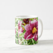 Belle Mug de café à fleurs (Devant droit)